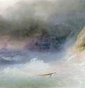 Буря у скалистых берегов. 1875 - The storm along the rocky shores. 187573 х 102 смХолст, маслоРомантизм, реализмРоссияЕреван. Армянское общество культурных связей